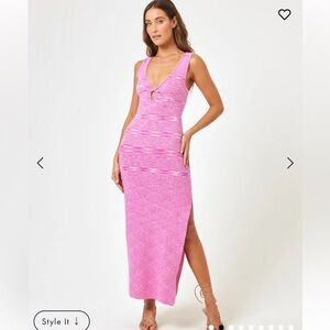 NWOT - L*Space Florence Dress in Raspberry